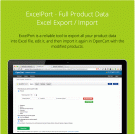 ExcelPort - Full Product Data Excel Export / Import