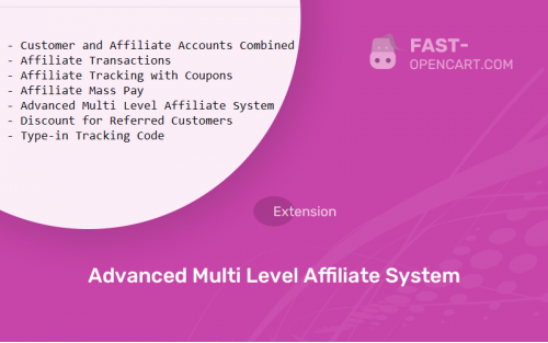 Advanced Multi Level Affiliate System