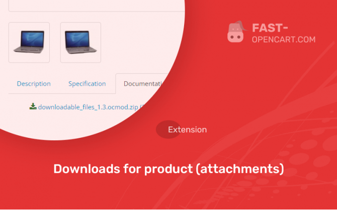 Downloads for product (attachments)
