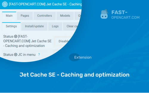 Jet Cache SE - Caching and optimization