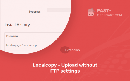 Localcopy - Upload without FTP settings