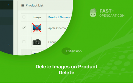 Delete images on product delete