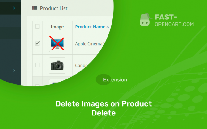 Delete images on product delete