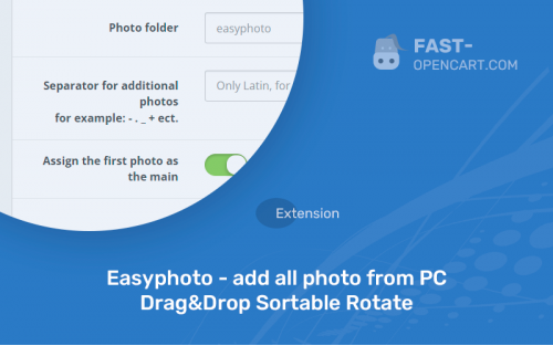 Easyphoto - add all photo from PC Drag&Drop Sortable Rotate