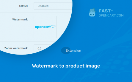 Watermark to product image