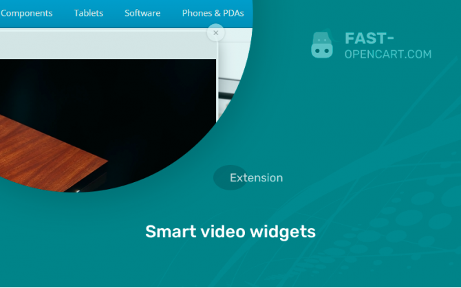Smart video widgets
