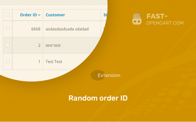 Random order ID