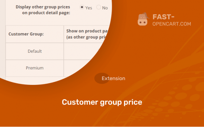 Customer group price