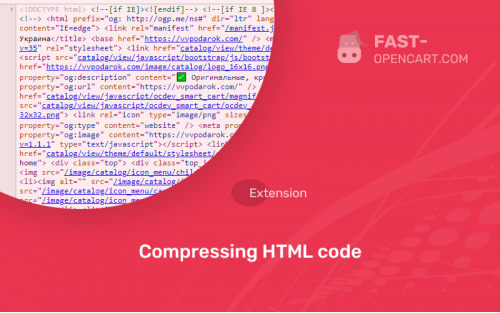 Compressing HTML code